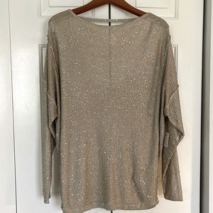 Free People sequin shirt